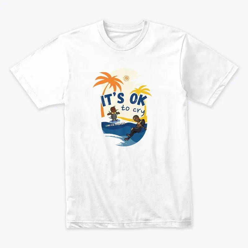 JV's Tropic Its Ok To Cry Premium Tee